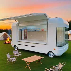 Factory Outlet Trailer Fully Equipped Mobile Coffee Bar Shop Fast Food Trailer Food Truck Manufacturer Customized