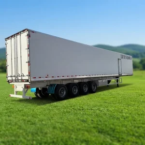 Factory Price 100cbm High Capacity Frozen Food Transport Polyurethane Insulated Customizable Doors Refrigerated Semi Trailer