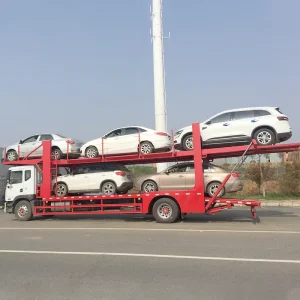 Factory Price 2 3 4 Axle Car Carrier Transport Trailer Double Deck Vehicle Transport Truck Trailer
