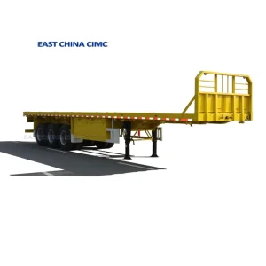 Factory Price 20 Feet 40 Feet Container Flatbed Truck Trailer Special Transport Full Trailer
