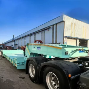 Factory Price 3 Axles Good Quality 80 Tons Heavy Duty Big Loading Weight Lowbed Trailers