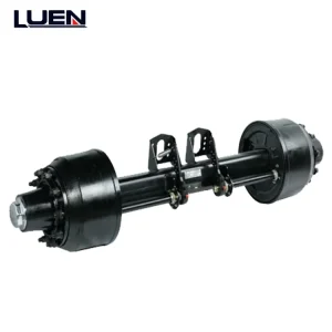 Factory Price Low Bed Semi Truck Accessories Trailer Parts German Type Trailer Axle Spare Parts for Trailer