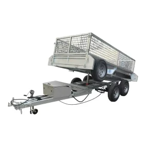 Factory Price Truck Trailers 6×4 7×5 Customized Hot Dipped Galvanized Farm Cage Trailer
