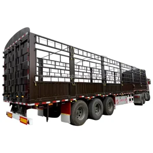 Farm Cargo Box Trailer Insulated Enclosed and Fence Side Wall Truck Cargo Utility Trailers Steel Dump Truck Trailer Head