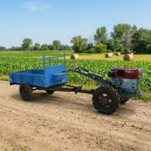 Farm Tractor Power Tiller Trailer with 0.5-2 Ton Load Capacity and 1.5m Tow Bar