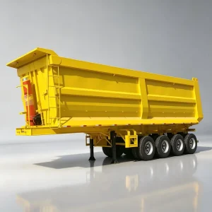 Farm Use Rear Tipper Trailer for Grain and Agricultural Cargo