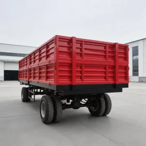 Farm Use Tractor Drawn Trailer Small Farm Trailer Axle Farm Trailer