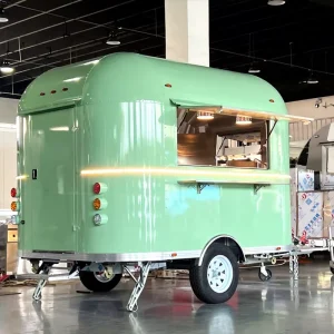 Fast Food Cart Hot Dog Street Catering CE Standard Mobile Food Truck with Full Kitchen Event Service Food Trailer