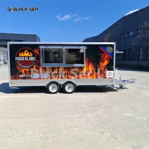 Fast Food Mobile Food Trucks for Sale Concession Trailer Coffee and Ice Cream Catering Business Equipment Grill Trailer