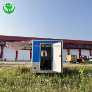 Fast Food Truck Sandwich Food Truck Door Handle Lock Overseas Food Trailer
