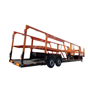 Feichi 2-axle Steel Car Transport Truck Trailer Semi-trailer 50ton Capacity Shandong China for Export Philippines