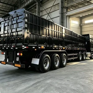 Fence Semi-trailer Dedicated Transport Vehicle 12R22.5 3-axle Side-wall Trailer