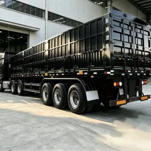 Fence Trailer Transport Vehicle Air Suspension 3 Axles Factory Direct Sale