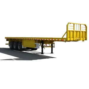 Flatbed Cargo and Utility Trailers for Transporting Containers