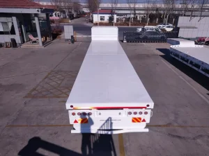 Flatbed Container Semi Trailers Flat Bed Truck Trailers for Shipping and Transportation