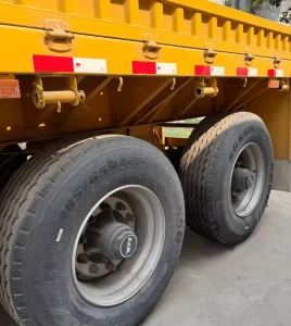Flatbed Semi Trailer 20ft 40ft Container Trailer 2/3 Axle Transport Trailer for Freight Logistics