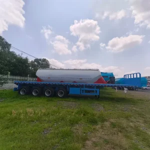 Flatbed Semi Trailer Truck for Container Bulk Cargo Transport Heavy Duty Trailer