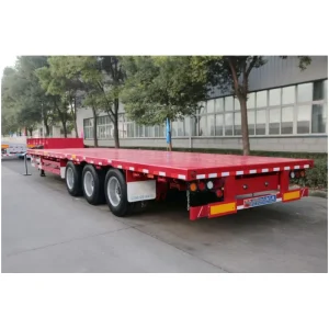 Flatbed Trailer Container Transport Flat Bed Semi Trailer Flatbed Truck Trailer
