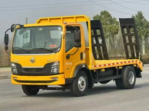 Flatbed Truck Trailers Are Suitable for Transporting Excavators