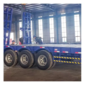 Flatbed Truck Trailers for Transport Durable Container Vehicles