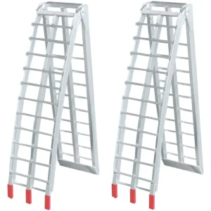 Foldable Aluminium Loading Ramp Folding Aluminum Trailer Ramp Motor Motorcycle Ramps for Pickup Truck