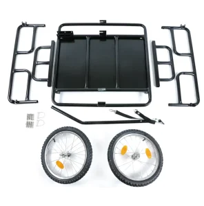 Foldable Bicycle Cycle Bike Cargo Trailer for Camping Tent Luggage Carry Transport