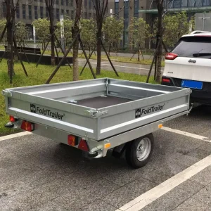 Foldable Trailer for Loading Cargo Transport