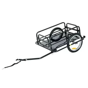 Folding Bicycle Bike Cargo Storage Cart and Luggage Trailer Bike Steel Aluminum Carriage Tow Cart Shopping Cart