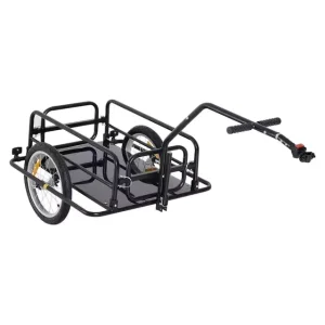 Folding Bicycle Bike Cargo Storage Cart and Luggage Trailer Hitch Bicycle Cargo Trailer Folding Bike Trailer Luggage Storage