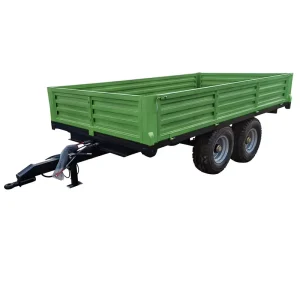 Folding Design Agricultural Trailer Hydraulic Electric Brake Customized Capacity Axle for Farm Orchard Use