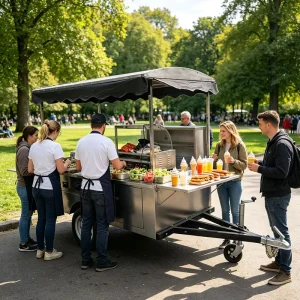 Food Trailers Food Trucks for Sale Coffee Truck Mobile Food Shop With Full Equipment