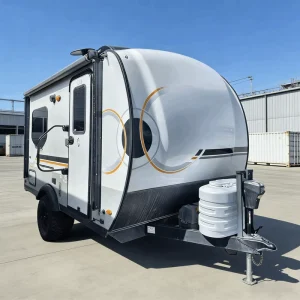 For OEM ODM Modern Lightweight Fiberglass Off Road Travel Trailers Independent Suspension 3 Person Capacity Solar Panels
