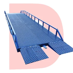 Forklift Ramp Loading Platform Bridge 10 Ton Capacity for Container Unloading Pallet Handling