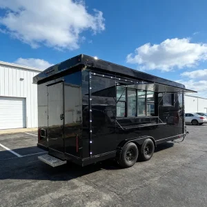 Fully Equipped Custom Food Trailer DOT Certified Mobile Concession Trailer with Stainless Steel Kitchen VIN Ready