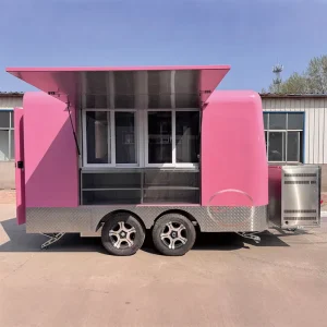 Fully Equipped Mobile Food Truck for Street Food Business for Pizza Hot Dogs Coffee BBQ Concession Food Trailer