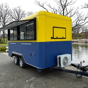Fully Equipped Mobile Kitchen Small Commercial Truck Trailer for Food Service in China USA Canada