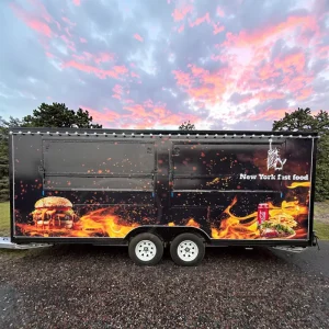 Fully Equipped Outdoor Mobile Food Trailers Fully Mobile Beer Ice Cream Coffee Carts From Food Truck