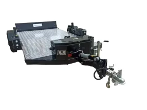 Fully Hydraulic Lift Trailer Electromagnetic Suspension Four wheel Drive System Customizable Length Width and Load Capacity