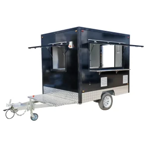 GF S300 3 Meter Mobile Food Trailer Stainless Steel Frame Rust Resistant Refrigerator Customized Cooking Equipment
