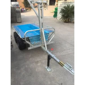 Galvanized ATV Trailer with 1400KG Payload 3400x1300x1750mm Size
