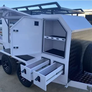 Galvanized Steel Tradesman Cargo Trailer for Construction Equipment Hauling Utility Trailers