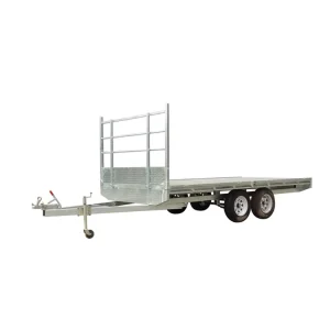 Galvanized Utility Flatbed Truck Trailer