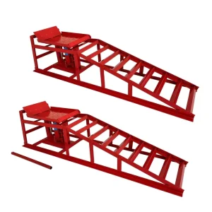 Garage Automotive Hydraulic Lift Repair Frame Auto Ramp Low Profile Car Lift Service Ramps Truck Trailer