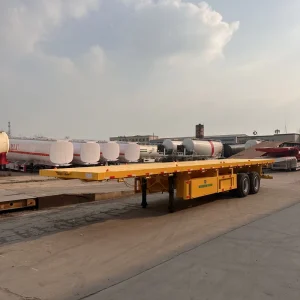 Good Condition Flatbed Trailers for Construction Equipment Cargo & Utility Trailers