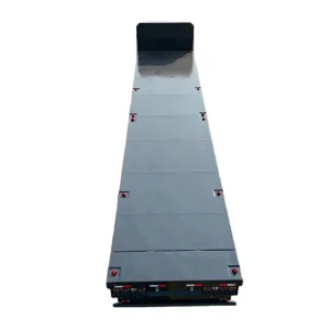 Good Quality China Made Container Transport 3-axis / 4-axis Flatbed Semi Trailer