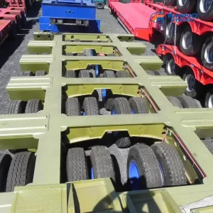 Gooseneck Foldable Low Bed Semi-trailer 3/4/5 Axles