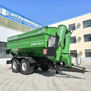 Grain Chaser Farm Machinery with Gearbox and Pump for High Productivity Grain Transporting Tractor Trailer