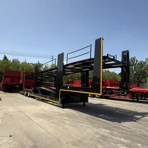 Great Demand 8 Unit Car Carrier Transport Truck Trailers Double Floor Load 3Alxe Semi Trailer Chassis