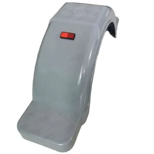 Grey Trailer Spare Parts Fender with Customized OE Number and 12 Months Warranty