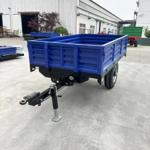 HANDSOMER Small Agriculture Garden Steel Dump Trailer with 1.5m Tow Bar for Farm Use and Tractor Application 1 Year Warranty